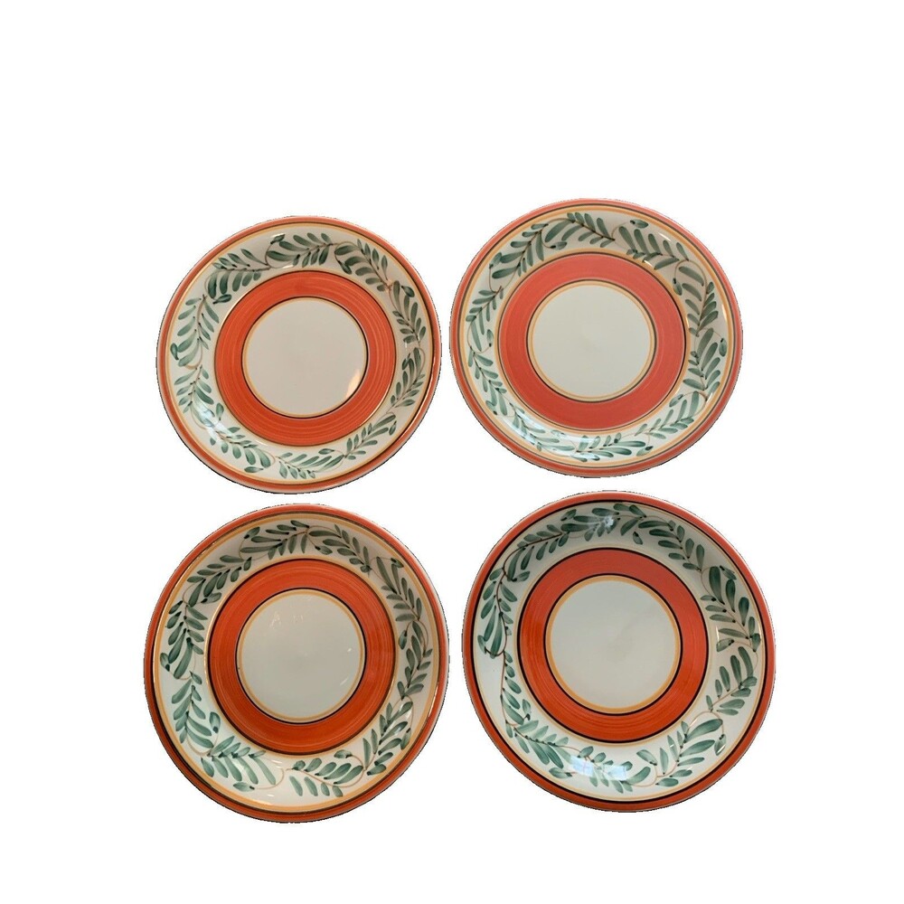 PIER 1 Imports Gibson Umbrina Pattern Dinner Plates Four (4) Count Discontinued
